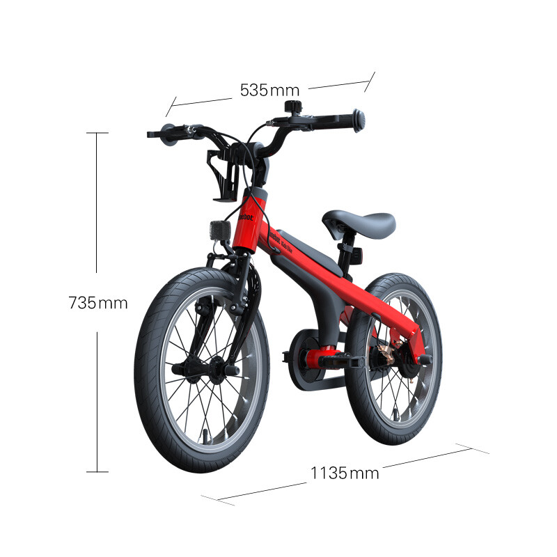 Ninebot九号儿童运动款自行车 4-5-6-7-8岁小孩宝宝男女童单车脚踏车16英寸